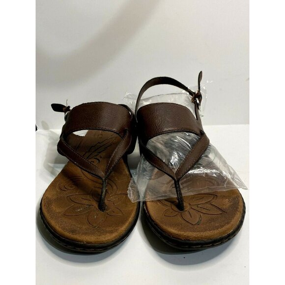 B.O.C. Sharin Womens Size 8/39 Leather Sandals Buckle Closure Toe Post - Picture 6 of 11